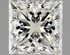 Diamante Naturale Taglio Princess 1.5ct VG/EX J VVS1 - GIA - 6.1x6.07x4.62mm