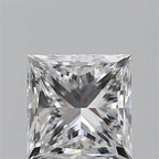 Diamante Naturale Taglio Princess 0.9ct G/EX E VS1 - GIA - 5.2x5.09x3.86mm