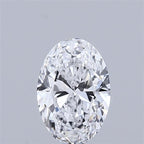 Diamante Naturale Taglio Ovale 0.43ct VG/EX D IF - GIA - 6.23x4.23x2.51mm