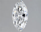 Diamante Naturale Taglio Marquise 0.91ct VG/EX E VVS2 - GIA - 10.55x5.02x2.93mm