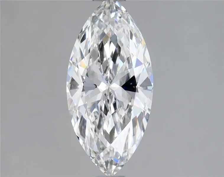 Diamante Naturale Taglio Marquise 0.91ct VG/EX E VVS2 - GIA - 10.55x5.02x2.93mm