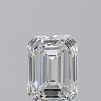Diamante Naturale Taglio Smeraldo 1ct VG/VG E VVS2 - GIA - 6.34x4.73x3.34mm