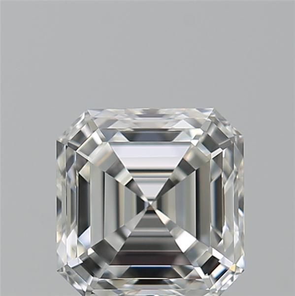 Diamante Naturale Taglio Asscher 0.73ct EX/EX F VVS2 - GIA - 5.03x4.93x3.33mm