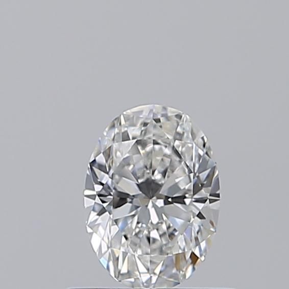 Diamante Naturale Taglio Ovale 0.6ct VG/EX E VVS2 - GIA - 6.44x4.67x3.0mm
