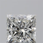 Diamante Naturale Taglio Princess 0.91ct VG/EX H VVS1 - GIA - 5.19x5.09x3.95mm