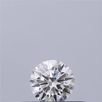 Diamante Naturale Taglio Brillante 0.19ct 3EX G VVS1 - GIA - 3.7x3.72x2.27mm