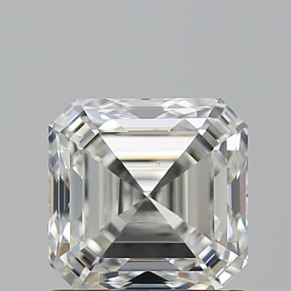 Diamante Taglio Smeraldo Quadrato 1.2ct VG/EX H VS1 - GIA - 5.71x5.57x3.93mm