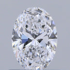 Diamante Naturale Taglio Ovale 0.57ct G/EX D VVS2 - GIA - 4.67x6.66x2.87mm
