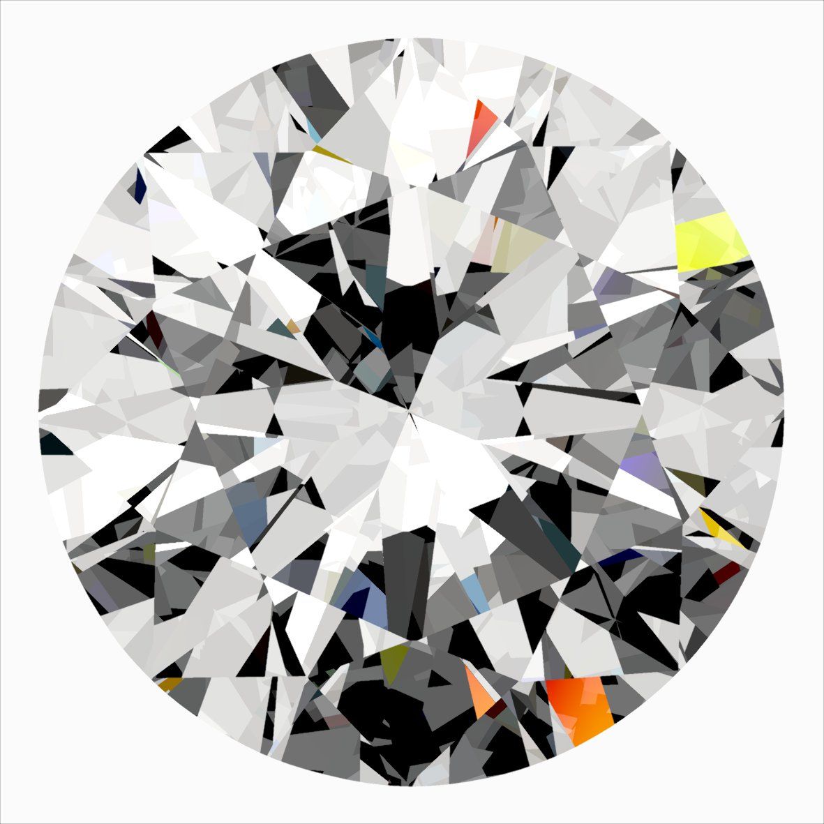 Diamante Naturale Taglio Brillante 0.3ct VG/EX/EX G VVS2 - IGI - 4.25x4.3x2.65mm