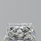 Diamante Naturale Taglio Trapezio 0.55ct VG/EX F IF - GIA - 7.37x3.87x2.48mm
