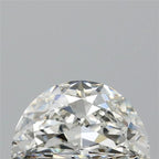Diamante Naturale Taglio Mezzaluna 0.61ct EX/EX J VVS2 - GIA - 7.43x4.2x2.8mm