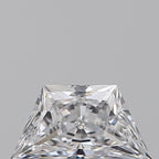 Diamante Naturale Taglio Trapezio 0.33ct EX/EX D VVS2 - GIA - 6.36x3.4x2.37mm