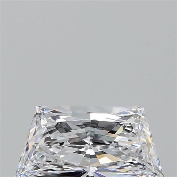 Diamante Naturale Taglio Trapezio 0.71ct EX/EX D IF - GIA - 8.33x3.99x2.59mm