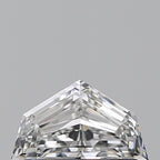 Diamante Naturale Taglio Scudo 0.52ct EX/EX E VVS1 - GIA - 6.74x4.0x2.68mm