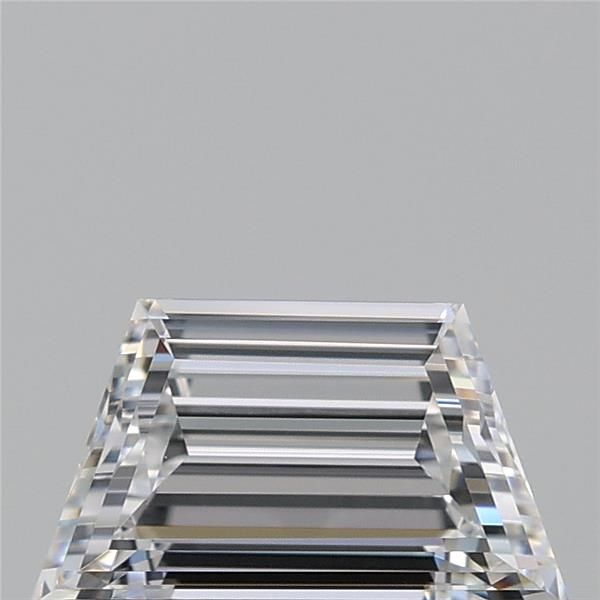 Diamante Naturale Taglio Trapezio 0.42ct EX/VG D VVS1 - GIA - 6.19x3.51x2.28mm