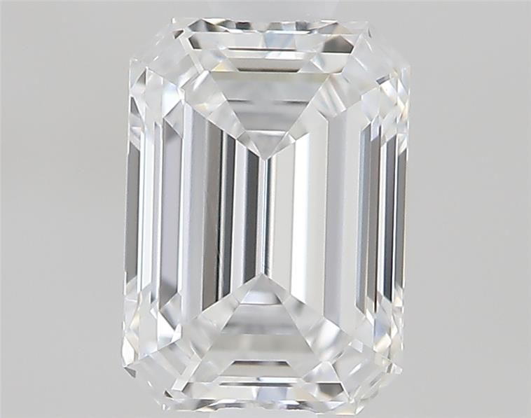 Diamante Naturale Taglio Smeraldo 0.35ct EX/EX D VVS1 - GIA - 4.79x3.41x2.26mm