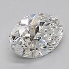 Diamante Naturale Taglio Ovale 0.91ct EX/EX G VS2 - GIA - 7.62x5.41x3.4mm
