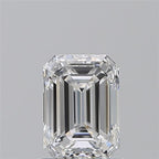 Diamante Naturale Taglio Smeraldo 1.3ct EX/EX E VVS2 - GIA - 7.2x5.21x3.53mm