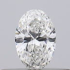 Diamante Naturale Taglio Ovale 0.21ct G/G F VVS2 - GIA - 4.95x3.34x1.98mm
