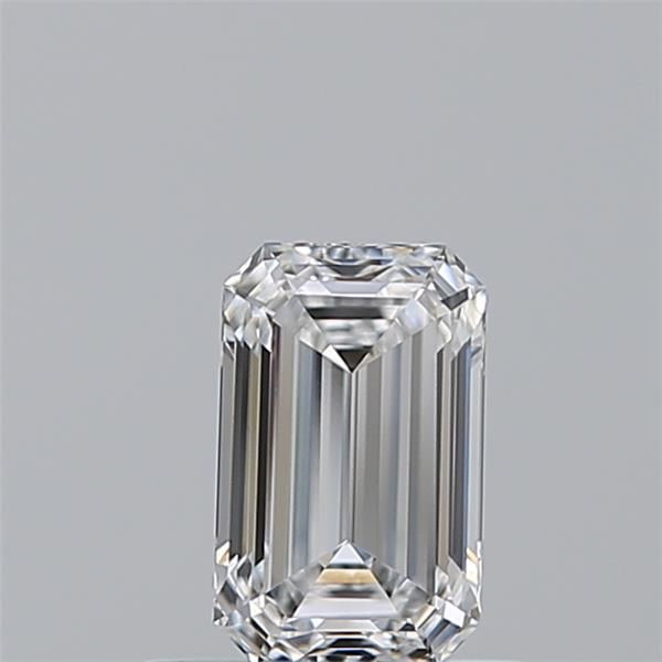 Diamante Naturale Taglio Smeraldo 0.7ct EX/EX D VVS1 - IGI - 6.41x4.0x2.71mm