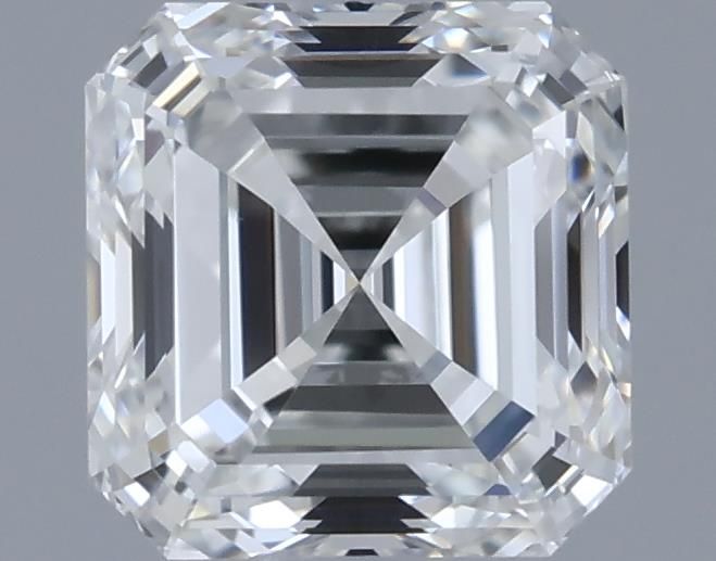 Diamante Naturale Taglio Asscher 0.5ct EX/EX F VVS1 - GIA - 4.38x4.27x2.89mm