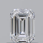 Diamante Naturale Taglio Smeraldo 0.71ct VG/EX E VS1 - GIA - 5.94x4.24x2.81mm