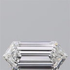 Diamante Naturale Taglio Esagonale 0.61ct VG/EX F VVS2 - GIA - 8.08x3.74x2.28mm