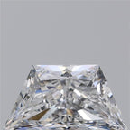 Diamante Naturale Taglio Trapezio 0.49ct VG/EX D VVS1 - GIA - 7.34x3.92x2.6mm