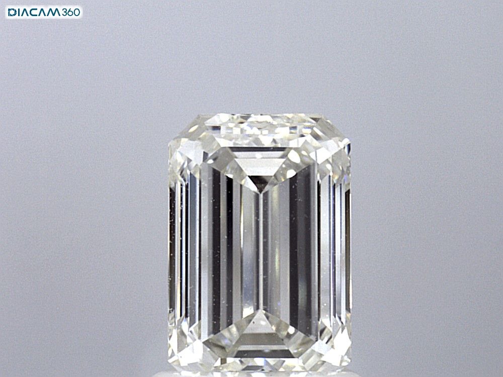 Diamante Naturale Taglio Smeraldo 1.7ct VG/EX J VS1 - GIA - 8.23x5.49x3.79mm