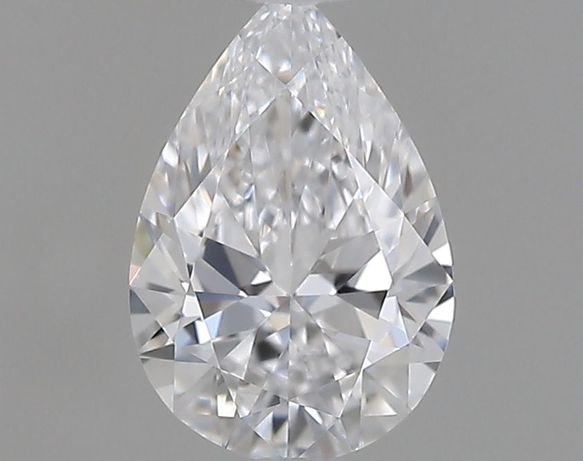 Diamante Naturale Taglio Goccia 0.41ct EX/EX D VVS1 - GIA - 6.49x4.35x2.54mm
