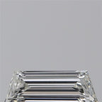 Diamante Naturale Taglio Trapezio 0.33ct EX/EX F VVS2 - GIA - 7.58x2.71x1.75mm