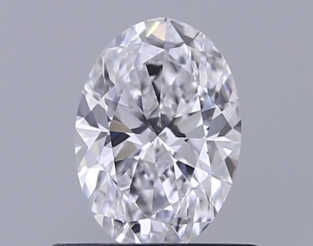 Diamante Naturale Taglio Ovale 0.6ct VG/EX D IF - GIA - 6.72x4.7x2.99mm