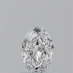 Diamante Naturale Taglio Ovale 0.5ct VG/EX D VS1 - GIA - 6.32x4.39x2.47mm