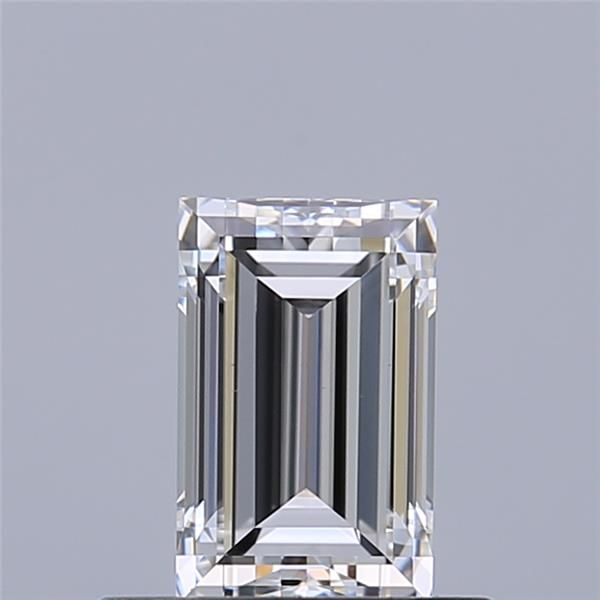Diamante Naturale Taglio Baguette 0.58ct EX/EX D VVS1 - GIA - 5.93x3.73x2.56mm