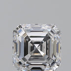 Diamante Naturale Taglio Asscher 1ct VG/EX D VS1 - GIA - 5.42x5.39x3.65mm