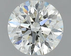 Diamante Naturale Taglio Brillante 0.8ct 3EX J IF - GIA - 5.92x5.89x3.74mm