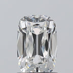 Diamante Naturale Taglio Old Miner 1.08ct EX/EX E VVS2 - GIA - 7.48x5.03x3.37mm