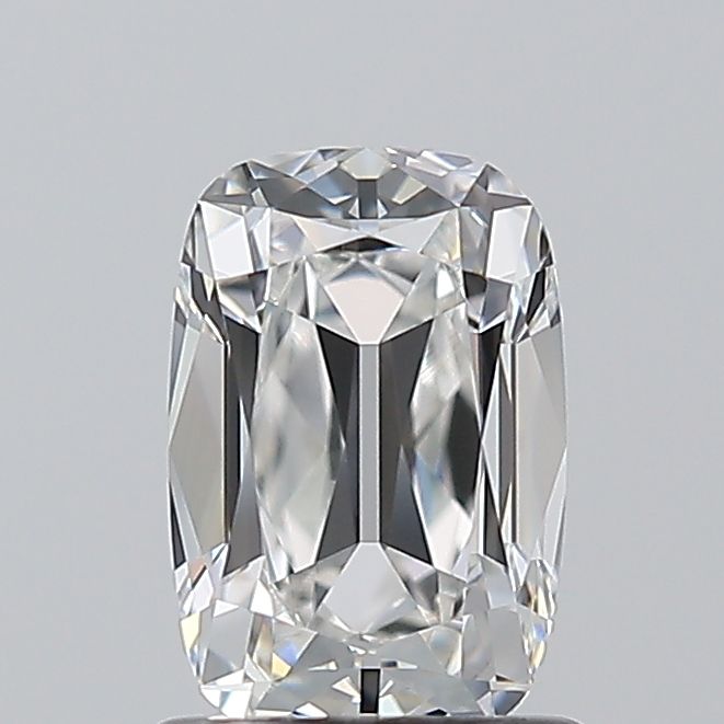 Diamante Naturale Taglio Old Miner 1.08ct EX/EX E VVS2 - GIA - 7.48x5.03x3.37mm