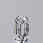 Diamante Naturale Taglio Old Miner 0.5ct EX/EX D VVS2 - GIA - 6.68x3.5x2.39mm