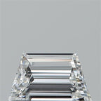 Diamante Naturale Taglio Trapezio 0.34ct VG/EX D IF - GIA - 5.78x3.35x2.09mm