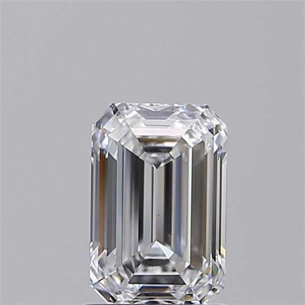 Diamante Naturale Taglio Smeraldo 1.37ct VG/EX D VS1 - GIA - 7.77x5.14x3.38mm