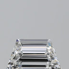 Diamante Naturale Taglio Trapezio 0.5ct VG/EX D VS1 - GIA - 6.58x3.67x2.52mm