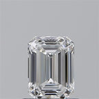 Diamante Naturale Taglio Smeraldo 0.8ct VG/EX E VS1 - GIA - 6.2x4.57x2.86mm