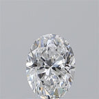 Diamante Naturale Taglio Ovale 1.01ct G/EX D VVS2 - GIA - 7.43x5.47x3.68mm