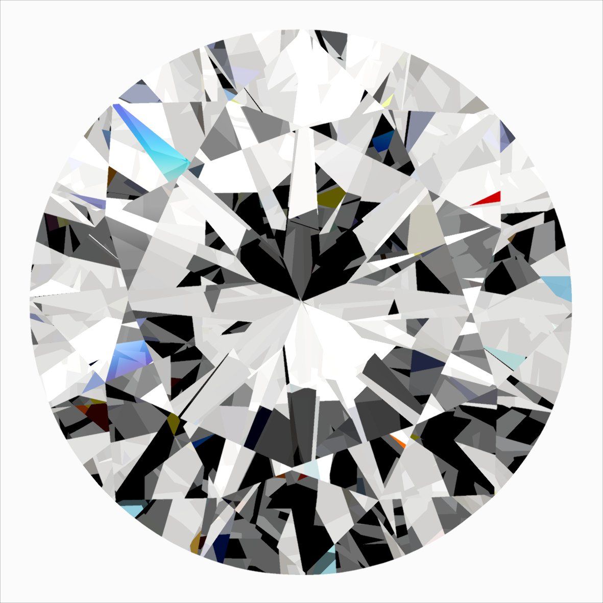 Diamante Taglio Brillante 0.3ct VG/EX/EX F VVS1 - IGI - 4.27x4.31x2.62mm
