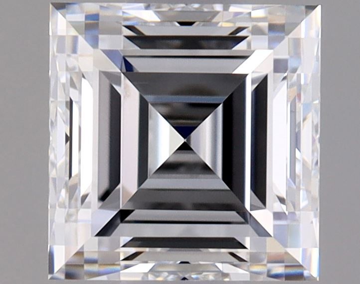 Diamante Taglio Radiant Quadrato 0.5ct EX/VG D VVS1 - GIA - 4.44x4.32x2.84mm