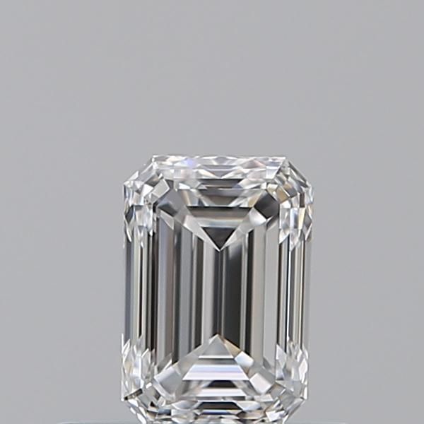 Diamante Naturale Taglio Smeraldo 0.5ct EX/EX D VVS1 - IGI - 5.32x3.66x2.58mm