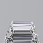 Diamante Naturale Taglio Trapezio 0.7ct VG/EX E VVS1 - GIA - 7.06x4.14x2.69mm