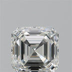Diamante Naturale Taglio Asscher 0.73ct EX/EX F IF - GIA - 4.95x4.91x3.28mm