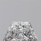 Diamante Naturale Taglio Trapezio 0.32ct VG/EX E VVS2 - GIA - 6.56x3.56x2.16mm